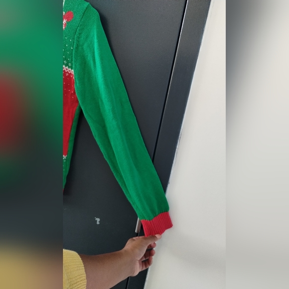 Disney's Mickey Mouse Boys Knit Christmas holiday Fun Sweater by Jumping Beans - Picture 8 of 9